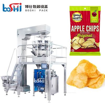 Automatic Multihead Weigher Packing Machine For Puffed Food Snack